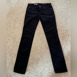 AG Adriano Goldschmied The Stevie Slim Straight Womens 26 Corduroy Jeans